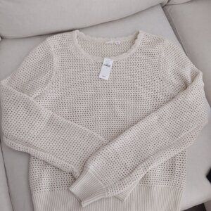 Creme size S sweater